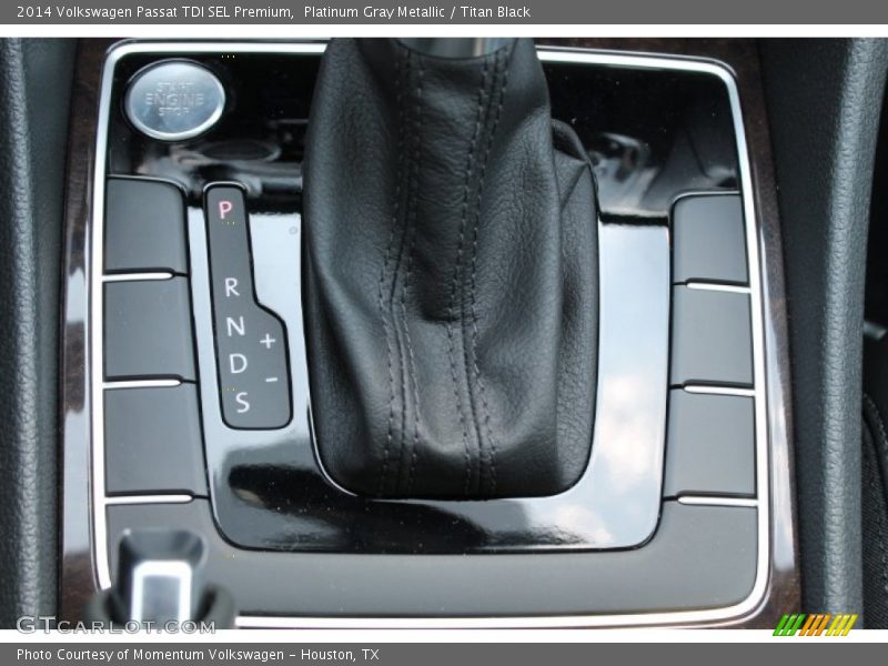 Platinum Gray Metallic / Titan Black 2014 Volkswagen Passat TDI SEL Premium
