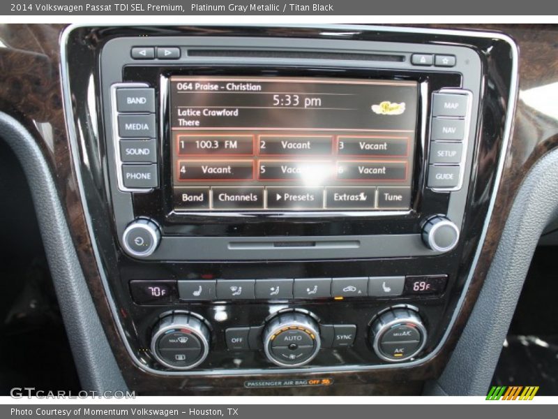 Platinum Gray Metallic / Titan Black 2014 Volkswagen Passat TDI SEL Premium