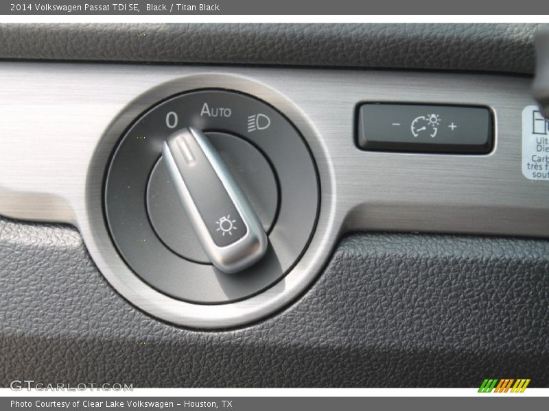 Black / Titan Black 2014 Volkswagen Passat TDI SE
