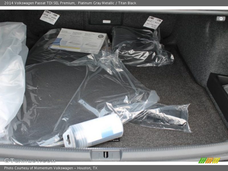 Platinum Gray Metallic / Titan Black 2014 Volkswagen Passat TDI SEL Premium