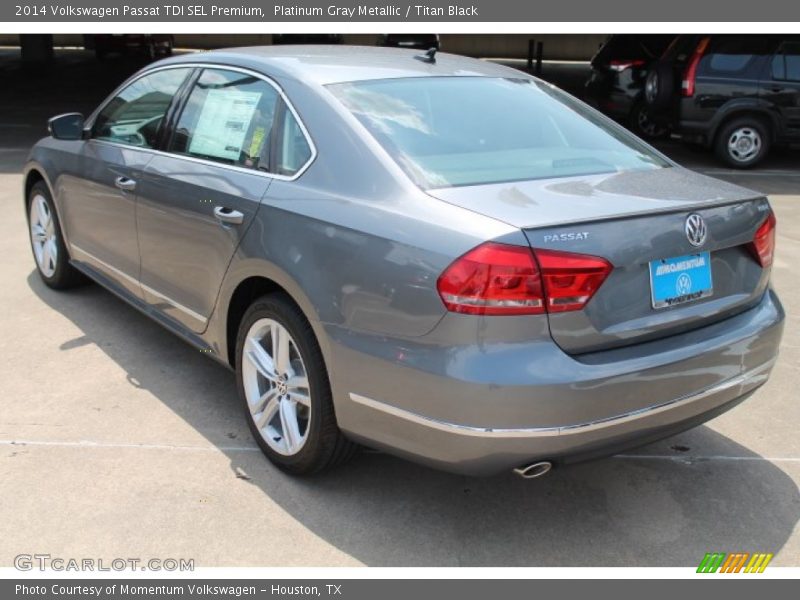 Platinum Gray Metallic / Titan Black 2014 Volkswagen Passat TDI SEL Premium
