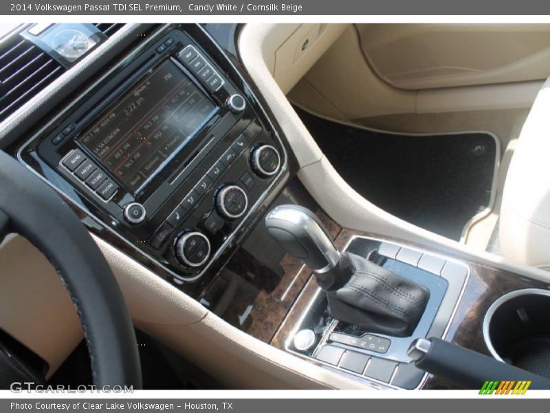 Candy White / Cornsilk Beige 2014 Volkswagen Passat TDI SEL Premium