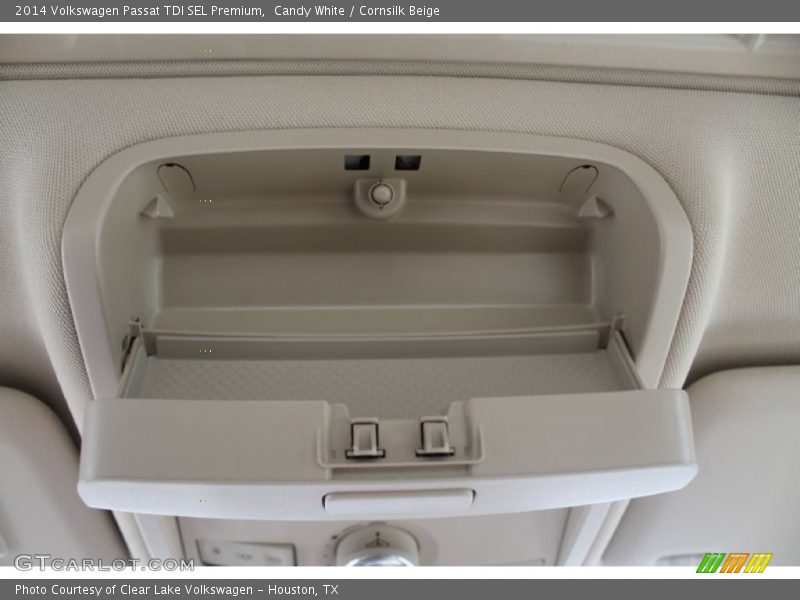 Candy White / Cornsilk Beige 2014 Volkswagen Passat TDI SEL Premium