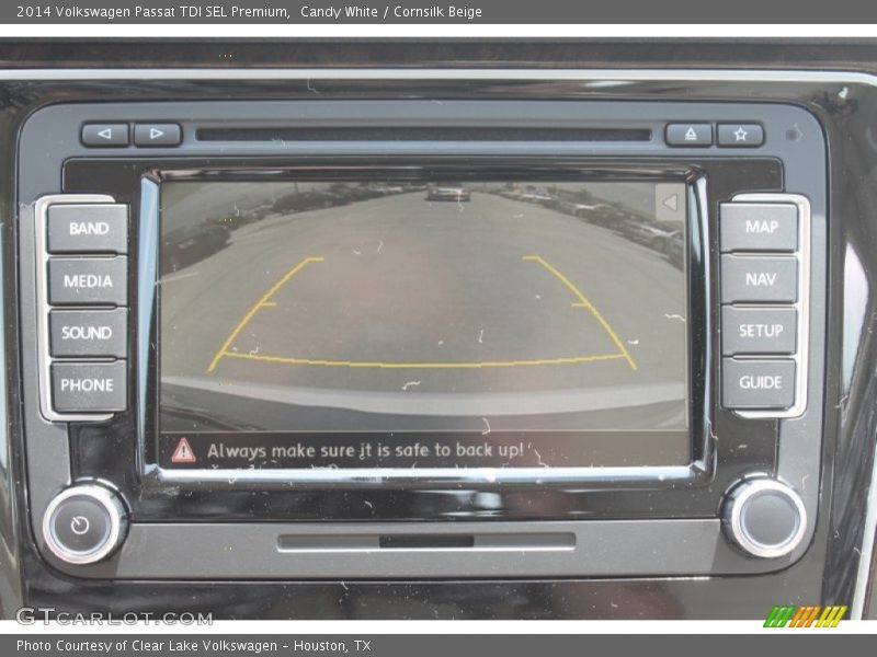 Candy White / Cornsilk Beige 2014 Volkswagen Passat TDI SEL Premium