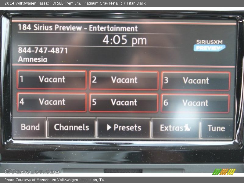 Platinum Gray Metallic / Titan Black 2014 Volkswagen Passat TDI SEL Premium