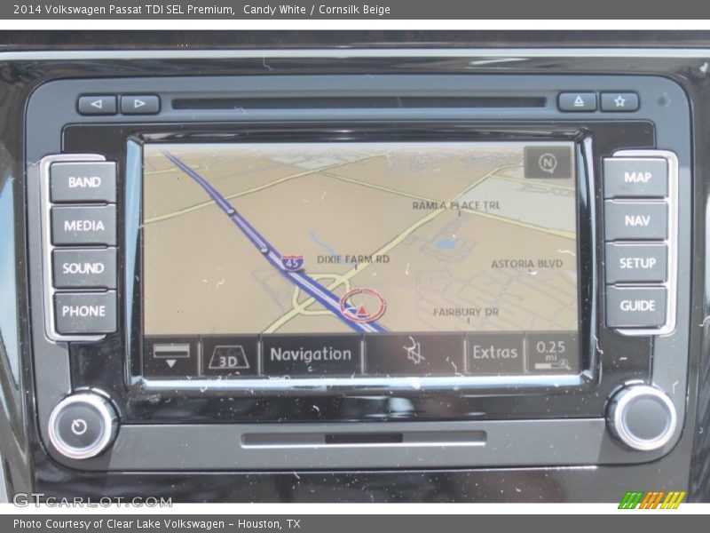 Candy White / Cornsilk Beige 2014 Volkswagen Passat TDI SEL Premium