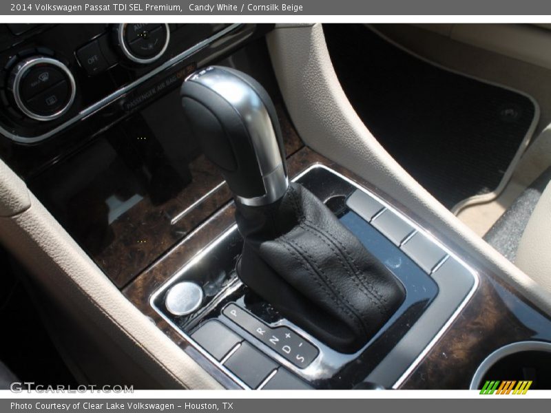 Candy White / Cornsilk Beige 2014 Volkswagen Passat TDI SEL Premium