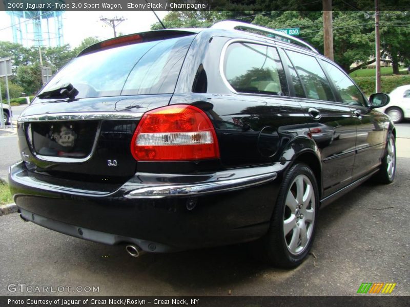 Ebony Black / Champagne 2005 Jaguar X-Type 3.0 Sport Wagon