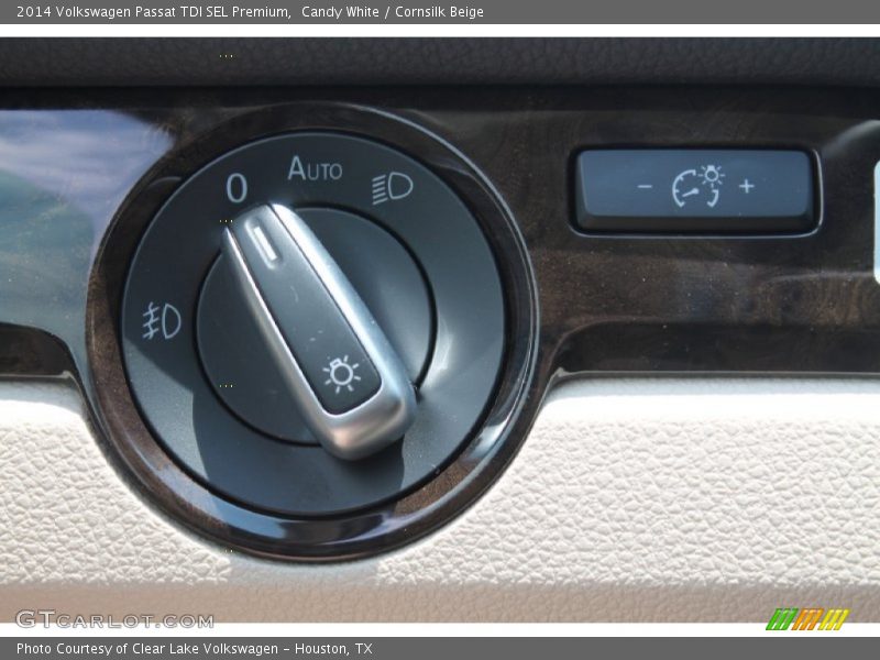 Candy White / Cornsilk Beige 2014 Volkswagen Passat TDI SEL Premium