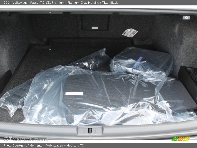 Platinum Gray Metallic / Titan Black 2014 Volkswagen Passat TDI SEL Premium