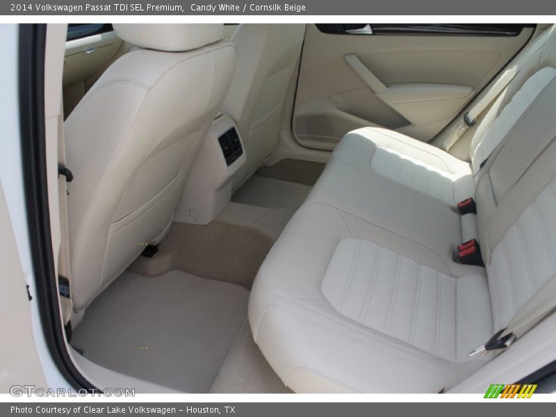 Candy White / Cornsilk Beige 2014 Volkswagen Passat TDI SEL Premium
