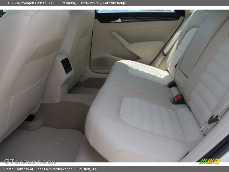 Candy White / Cornsilk Beige 2014 Volkswagen Passat TDI SEL Premium