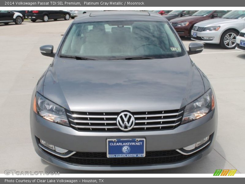 Platinum Gray Metallic / Moonrock 2014 Volkswagen Passat TDI SEL Premium