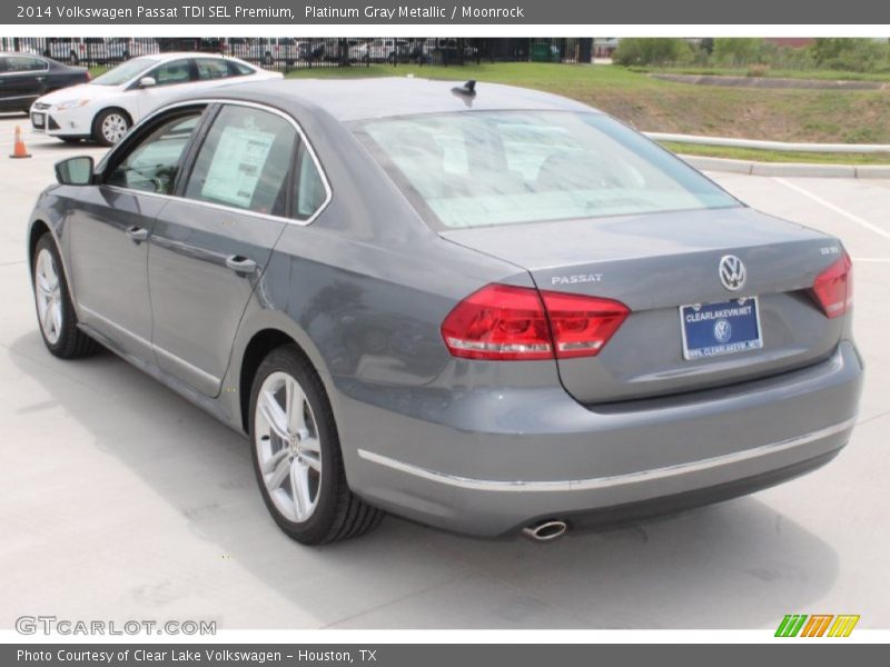 Platinum Gray Metallic / Moonrock 2014 Volkswagen Passat TDI SEL Premium