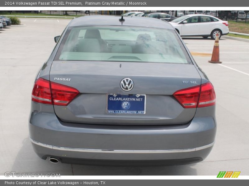 Platinum Gray Metallic / Moonrock 2014 Volkswagen Passat TDI SEL Premium