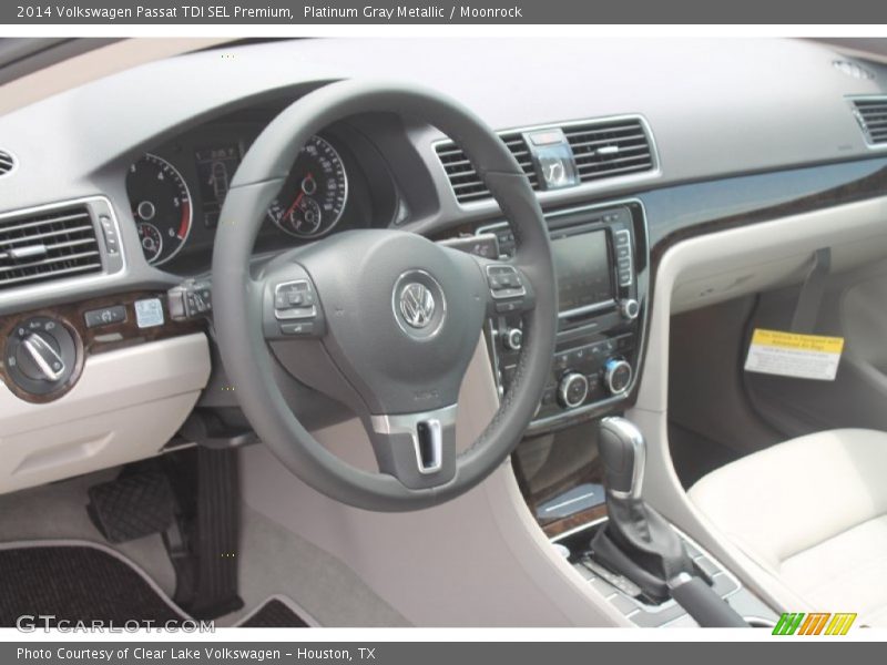 Platinum Gray Metallic / Moonrock 2014 Volkswagen Passat TDI SEL Premium