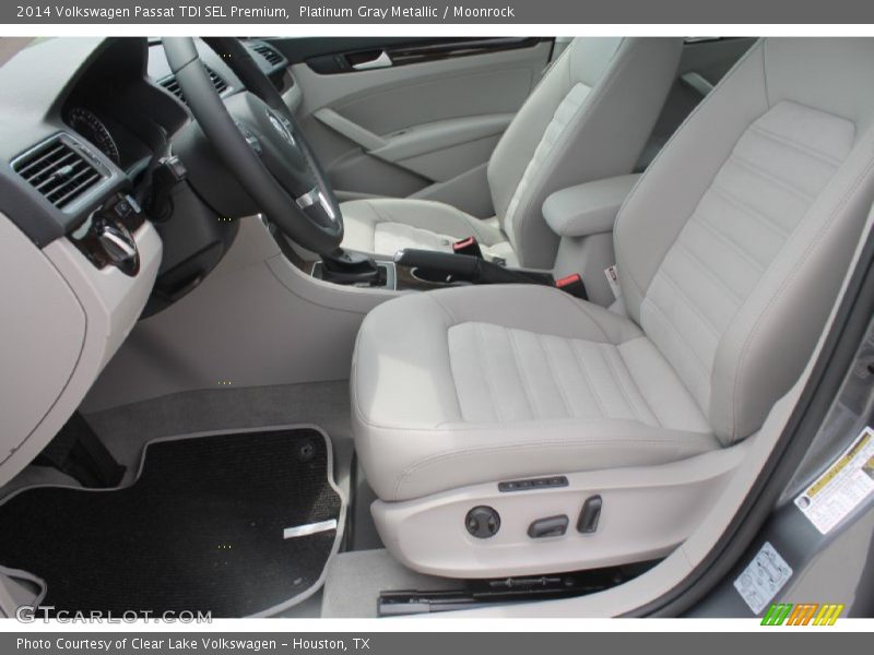 Platinum Gray Metallic / Moonrock 2014 Volkswagen Passat TDI SEL Premium