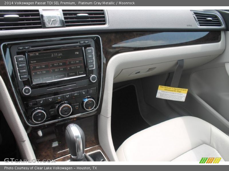 Platinum Gray Metallic / Moonrock 2014 Volkswagen Passat TDI SEL Premium