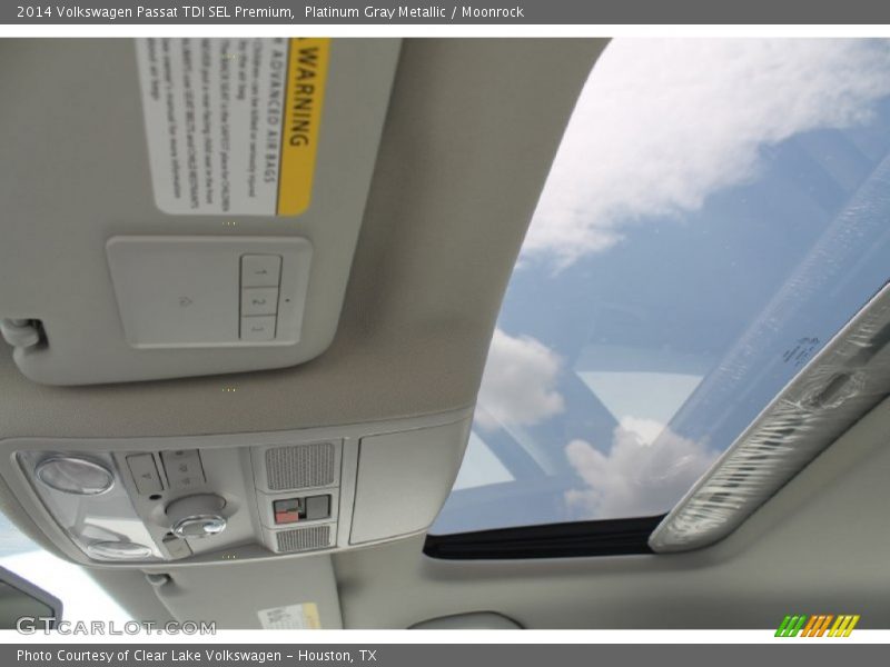 Platinum Gray Metallic / Moonrock 2014 Volkswagen Passat TDI SEL Premium