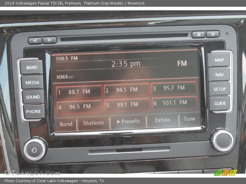 Platinum Gray Metallic / Moonrock 2014 Volkswagen Passat TDI SEL Premium