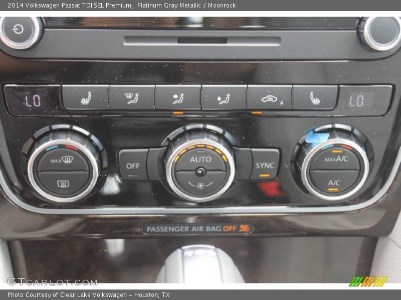 Platinum Gray Metallic / Moonrock 2014 Volkswagen Passat TDI SEL Premium