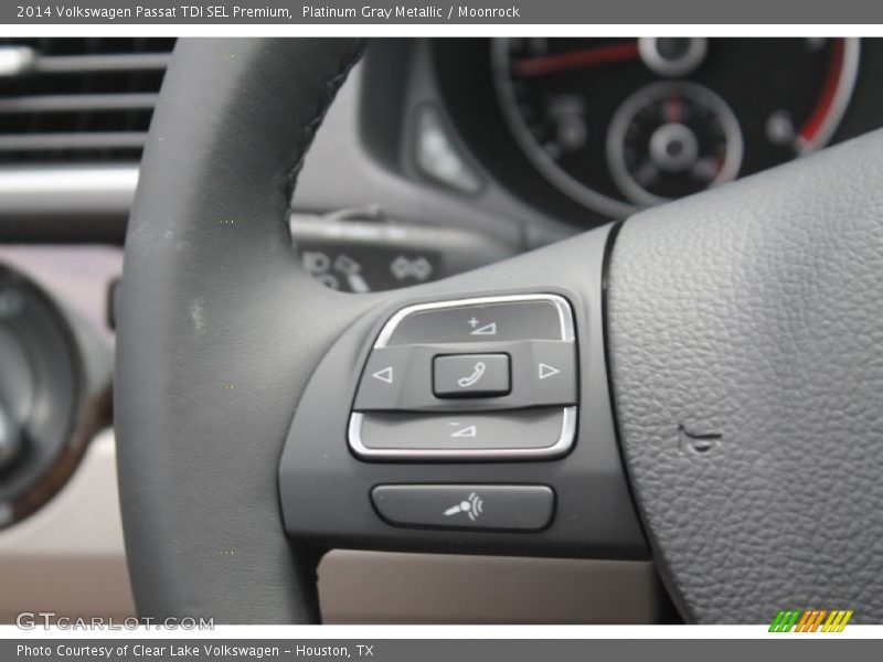 Platinum Gray Metallic / Moonrock 2014 Volkswagen Passat TDI SEL Premium