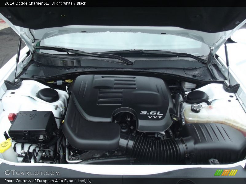 Bright White / Black 2014 Dodge Charger SE