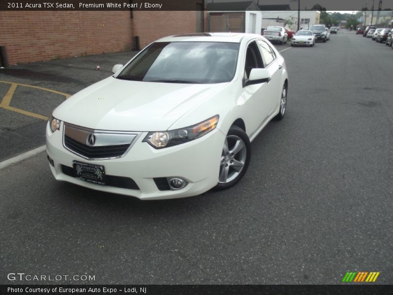 Premium White Pearl / Ebony 2011 Acura TSX Sedan