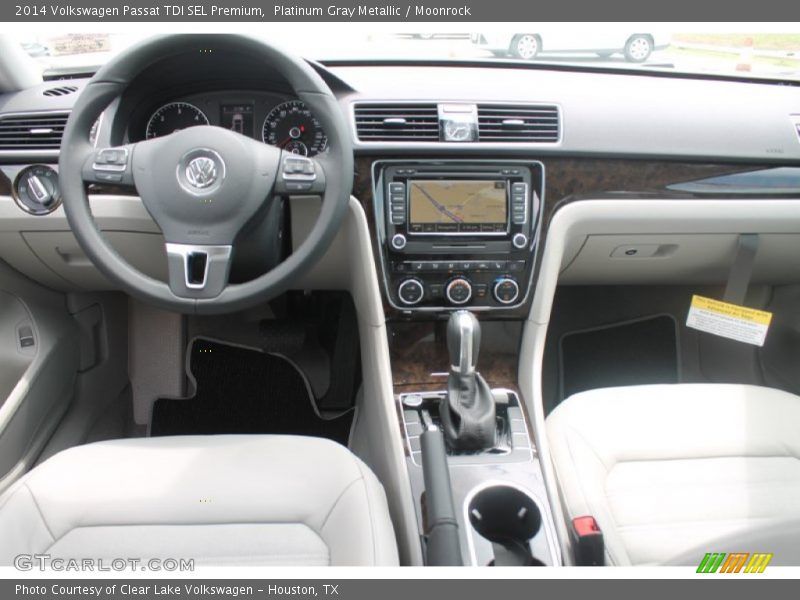 Platinum Gray Metallic / Moonrock 2014 Volkswagen Passat TDI SEL Premium