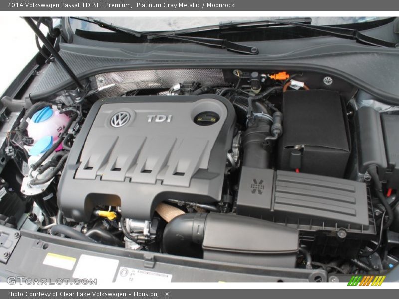 Platinum Gray Metallic / Moonrock 2014 Volkswagen Passat TDI SEL Premium