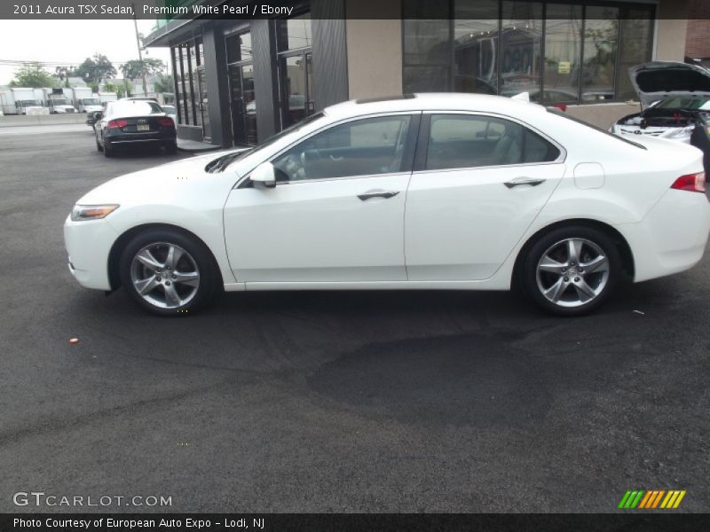 Premium White Pearl / Ebony 2011 Acura TSX Sedan