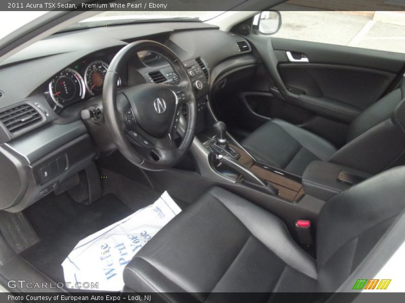  2011 TSX Sedan Ebony Interior