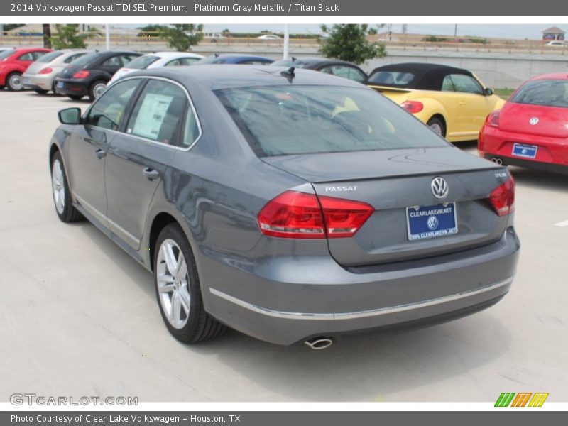 Platinum Gray Metallic / Titan Black 2014 Volkswagen Passat TDI SEL Premium