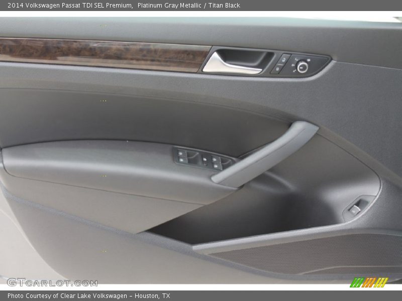 Platinum Gray Metallic / Titan Black 2014 Volkswagen Passat TDI SEL Premium