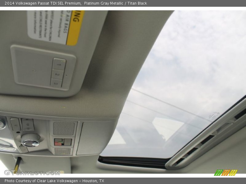 Platinum Gray Metallic / Titan Black 2014 Volkswagen Passat TDI SEL Premium