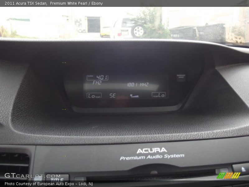 Premium White Pearl / Ebony 2011 Acura TSX Sedan