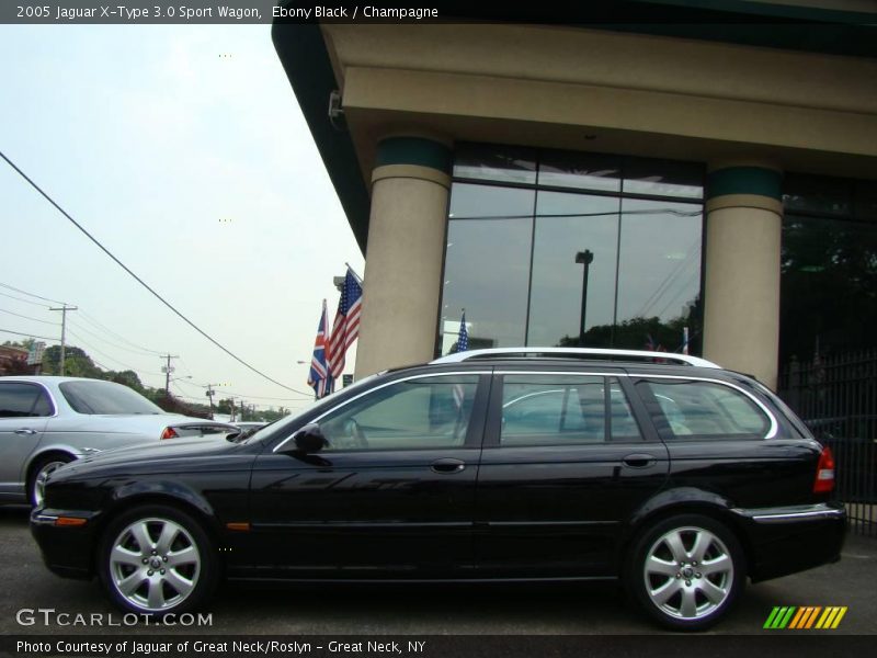 Ebony Black / Champagne 2005 Jaguar X-Type 3.0 Sport Wagon