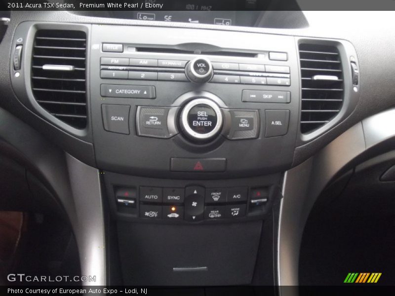 Controls of 2011 TSX Sedan