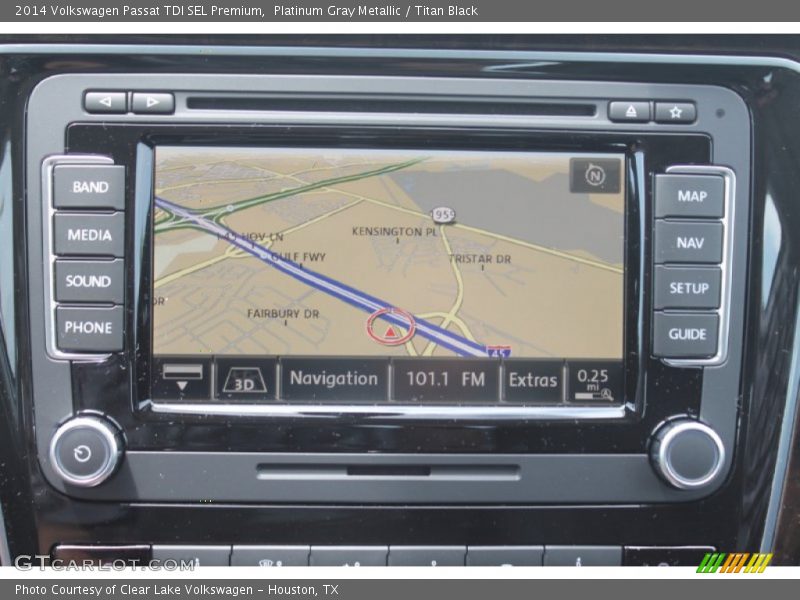 Platinum Gray Metallic / Titan Black 2014 Volkswagen Passat TDI SEL Premium