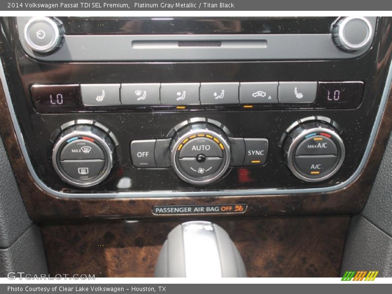 Platinum Gray Metallic / Titan Black 2014 Volkswagen Passat TDI SEL Premium