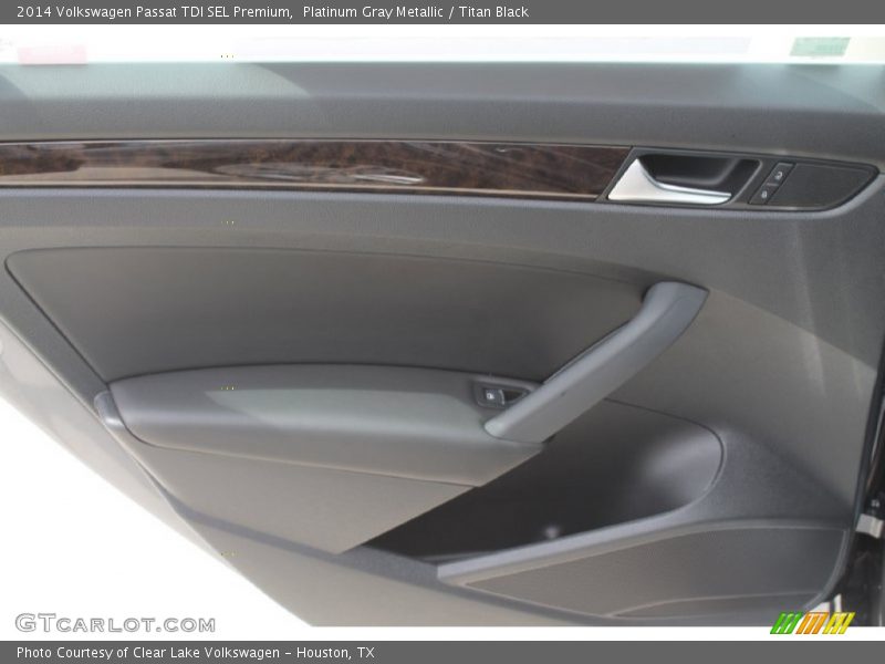 Platinum Gray Metallic / Titan Black 2014 Volkswagen Passat TDI SEL Premium