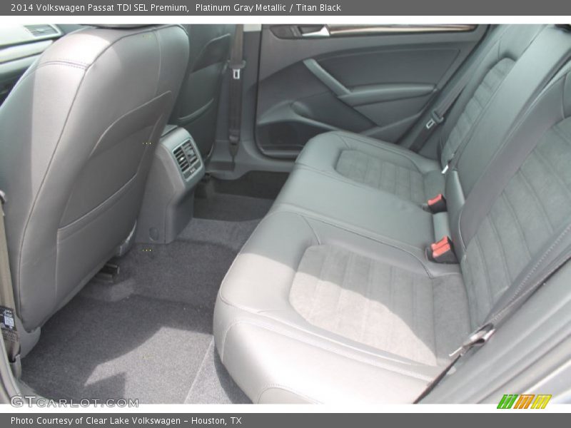Platinum Gray Metallic / Titan Black 2014 Volkswagen Passat TDI SEL Premium
