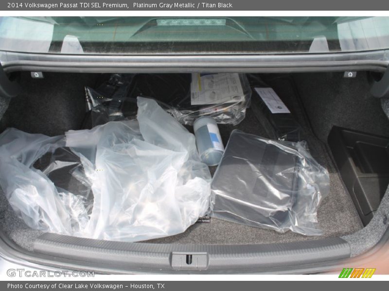 Platinum Gray Metallic / Titan Black 2014 Volkswagen Passat TDI SEL Premium