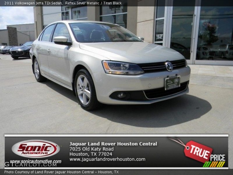 Reflex Silver Metallic / Titan Black 2011 Volkswagen Jetta TDI Sedan