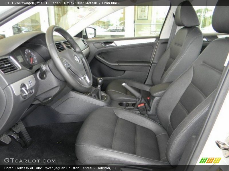 Reflex Silver Metallic / Titan Black 2011 Volkswagen Jetta TDI Sedan