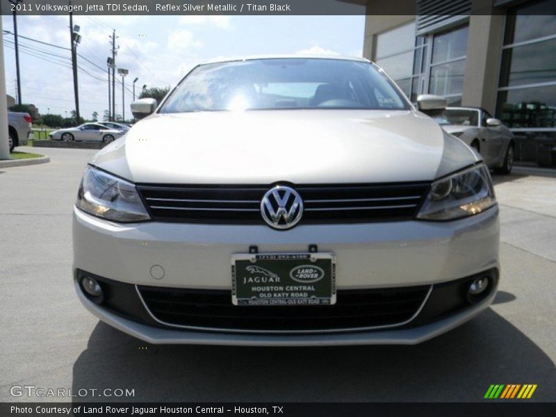Reflex Silver Metallic / Titan Black 2011 Volkswagen Jetta TDI Sedan