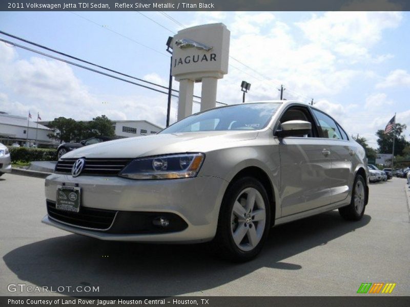 Reflex Silver Metallic / Titan Black 2011 Volkswagen Jetta TDI Sedan