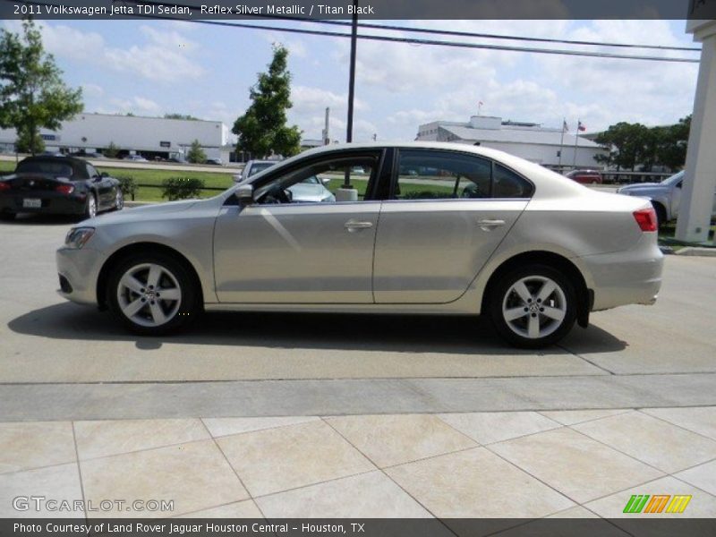 Reflex Silver Metallic / Titan Black 2011 Volkswagen Jetta TDI Sedan