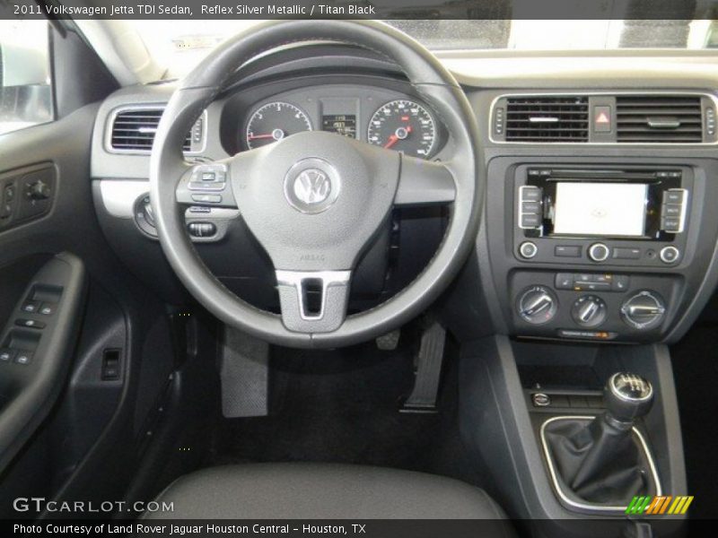 Reflex Silver Metallic / Titan Black 2011 Volkswagen Jetta TDI Sedan