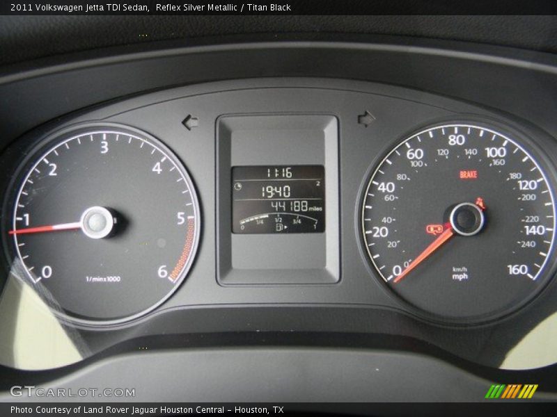 Reflex Silver Metallic / Titan Black 2011 Volkswagen Jetta TDI Sedan